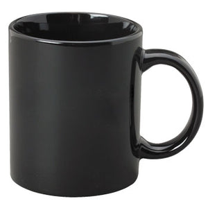 11 oz. C-HANDLE BLACK Coffee Mug