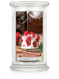 STRAWBERRIES & CREAM Large Jar Candle - Kringle Candle