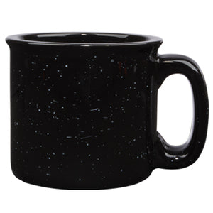 15 oz. CAMPFIRE STONEWARE MUG Coffee Mug - Black