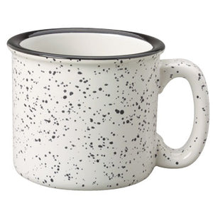 15 oz. CAMPFIRE STONEWARE MUG Coffee Mug - White