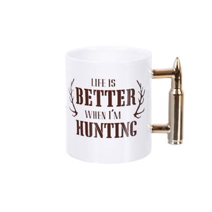 20 oz. "BULLET HANDLE" HUNTING MUG Coffee Mug