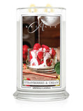 STRAWBERRIES & CREAM Large Jar Candle - Kringle Candle