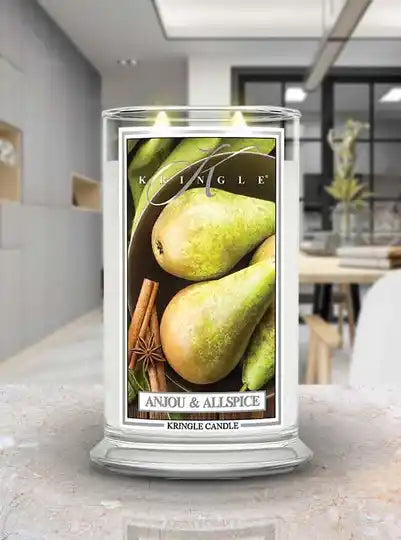 ANJOU & ALLSPICE Large Jar Candle by Kringle Candle Company