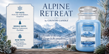 ALPINE RETREAT Large Jar Candle - Country Candle