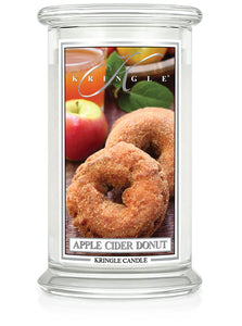 APPLE CIDER DONUT Large Jar Candle by Kringle Candle Company