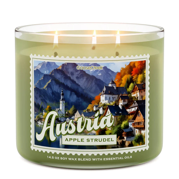 APPLE STRUDEL AUSTRIA Large Jar Candle - Goose Creek Candle Company