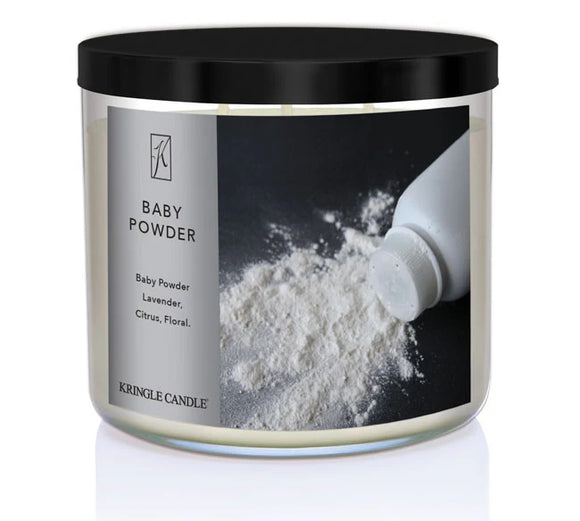 BABY POWDER Large Jar Candle by Kringle Candle Company