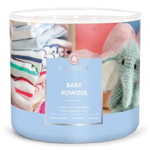 BABY POWDER 3-Wick Large Jar Candle by Goose Creek Candle Company