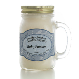 BABY POWDER Large Jar Candle by Our Own Candle Company