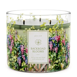 BACKROAD BLOOMS Large 3-Wick Jar Candle by Goose Creek Candle Company