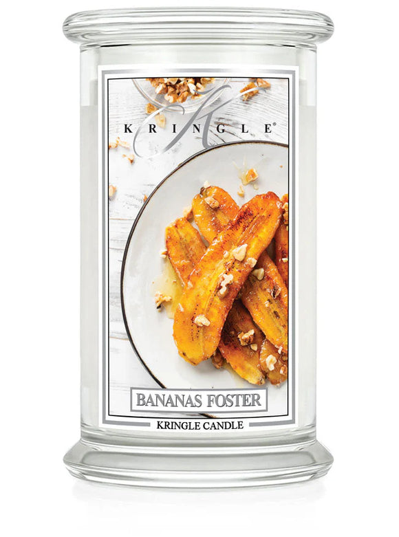 BANANAS FOSTER Large Jar Candle by Kringle Candle Company