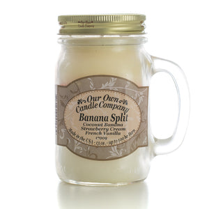 BANANA SPLIT Large Jar Candle by Our Own Candle Company