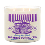 BLUEBERRY FUNNEL CAKE Large Jar Candle - Goose Creek Candle