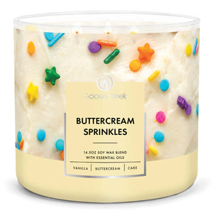 BUTTERCREAM SPRINKLES Large 3-Wick Candle by Goose Creek Candle Company