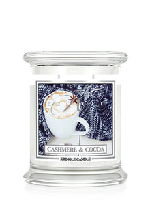 CASHMERE & COCOA Medium Jar Candle by Kringle Candle Company