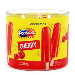 CHERRY POPSICLE Large Jar Candle - Goose Creek Candle Popsicle Collection