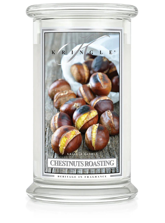 CHESTNUTS ROASTING Large Jar Candle by Kringle Candle Company