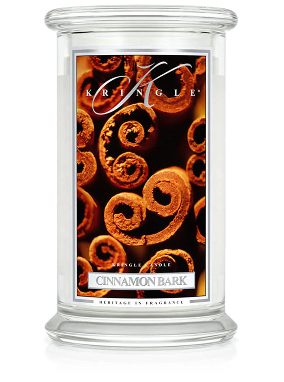 CINNAMON BARK Large Jar Candle by Kringle Candle Company