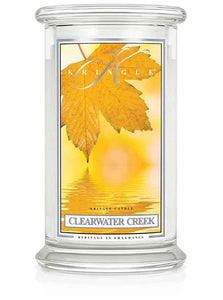 CLEARWATER CREEEK Large Jar Candle by Kringle Candle Company