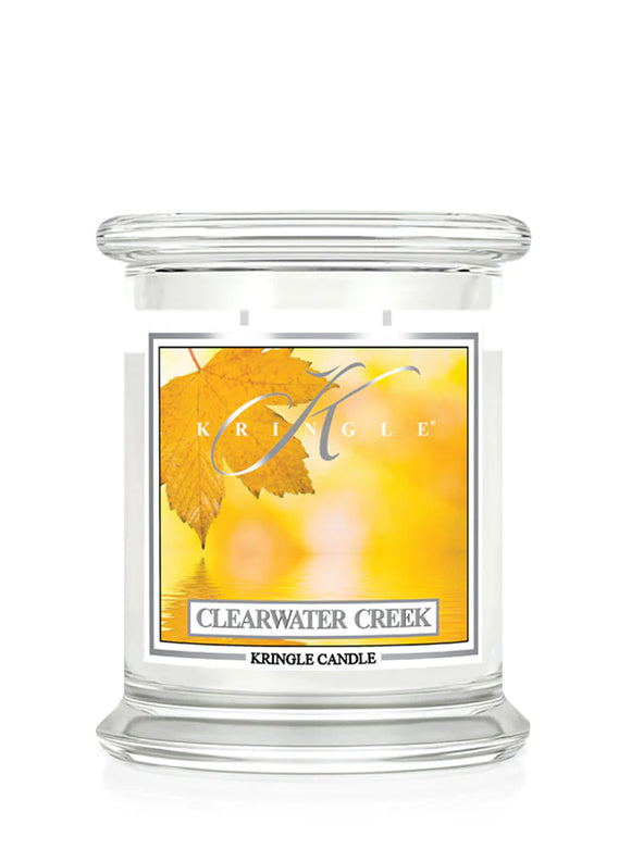 CLEARWATER CREEK Medium Jar Candle by Kringle Candle Company