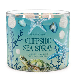 CLIFFSIDE SEA SPRAY 3-Wick Large Jar Candle by Goose Creek Candle Company