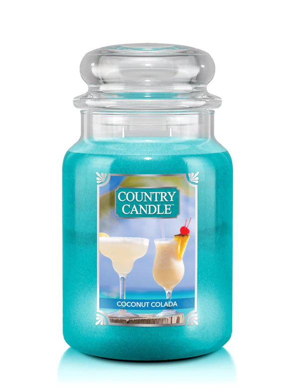 COCONUT COLODA Large Jar Candle from Kringle Candle Company's Country Candle Collection