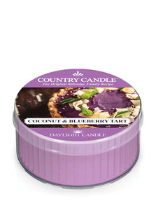 COCONUT & BLUEBERRY TART DAYLIGHT CUP from Kringle Candle Company's Country Candle Collection