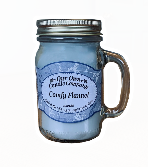 COMFY FLANNEL Large Jar Candle by Our Own Candle Company