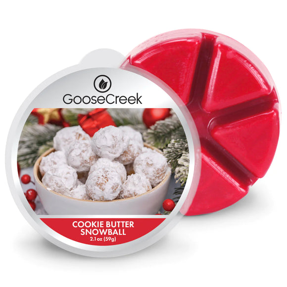 COOKIE BUTTER SNOWBALL 6-Piece Wax Melts by Goose Creek Candle Company