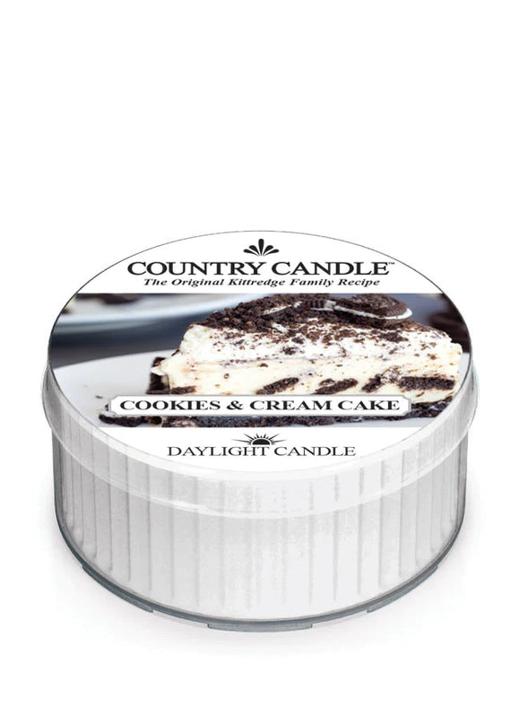 COOKIES & CREAM CAKE DayLight Cup Candle from Kringle Candle Company's Country Candle Collection