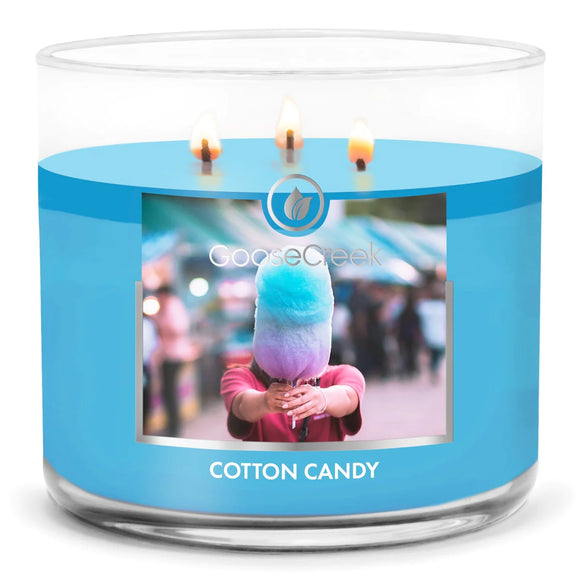 COTTON CANDY Large 3-Wick Candle by Goose Creek Candle Company