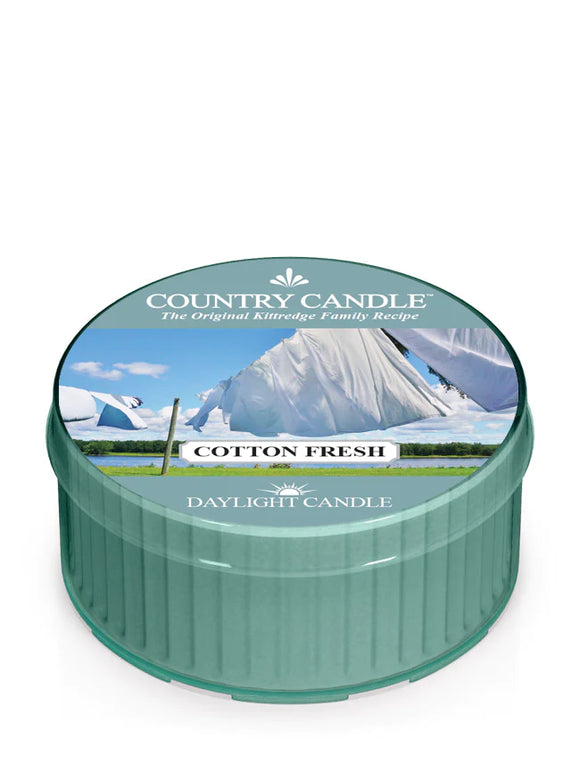 COTTON FRESH DayLight Candle Cup from Kringle Candle Company's Country Candle Collection