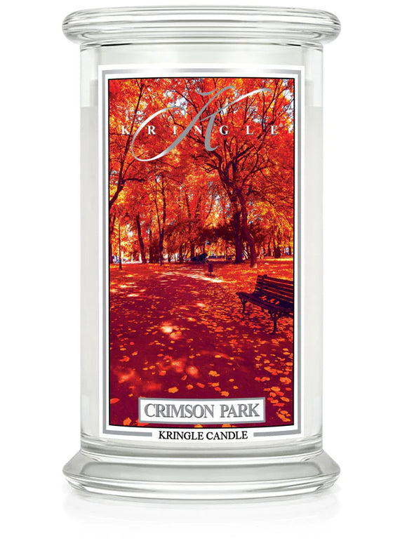 CRIMSON PARK 2-Wick Large Jar Candle by Kringle Candle Company