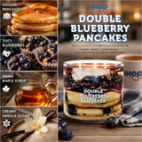 DOUBLE BLUEBERRY PANCAKES Large Jar Candle - Goose Creek Candle (IHOP Collection)