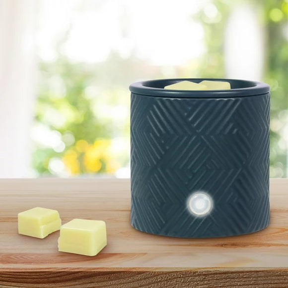 EMBERLIGHTS ELECTRIC WAX WARMER (Navy) by Mainstay
