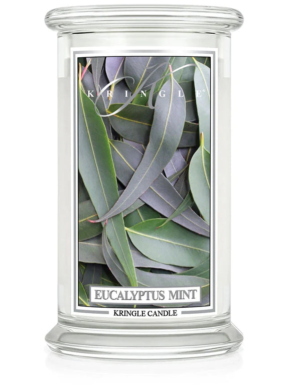 EUCALYPTUS MINT Large Jar Candle by Kringle Candle Company