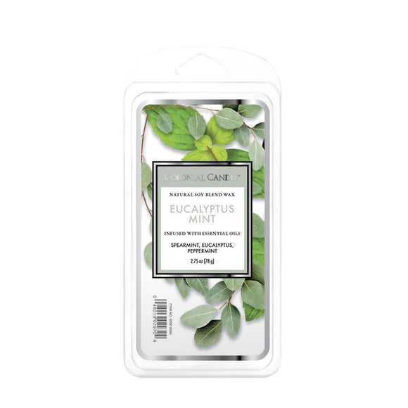 EUCALYPTUS MINT 6-Piece Wax Melts by Colonial Candle Company