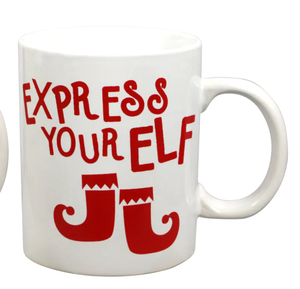 16 oz. "EXPRESS YOURSELF" Christmas Coffee Mug