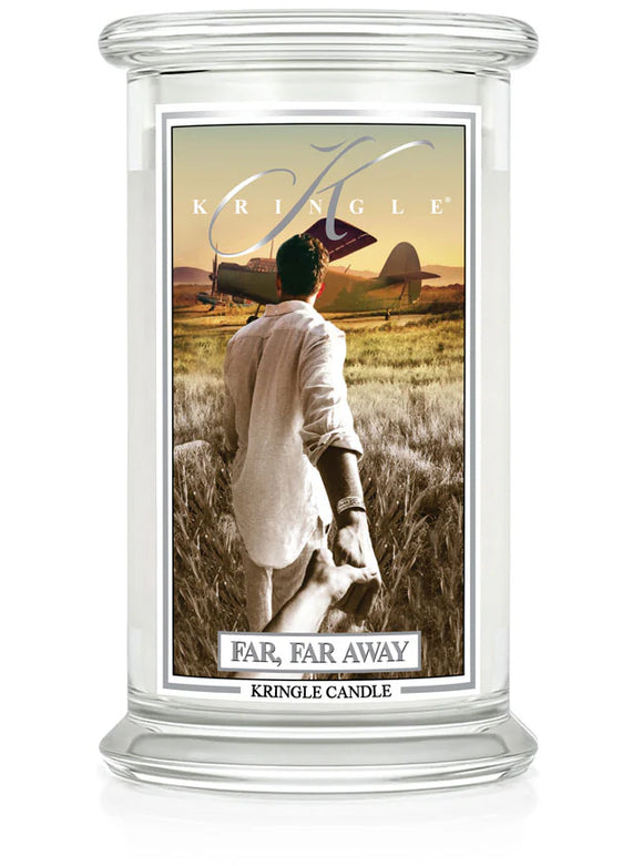 FAR, FAR AWAY Large Jar Candle - Kringle Candle Company