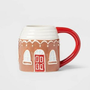 12.8 oz. FIGURAL HOUSE MUG Christmas Mug