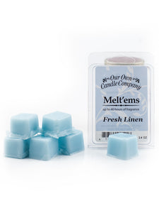 FRESH LINEN 6-Piece Wax Melts by Our Own Candle Company