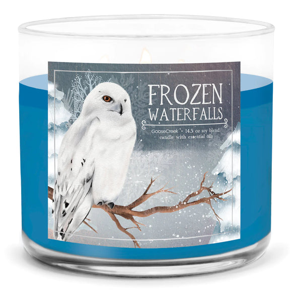 FROZEN WATERFALLS Large 3-Wick Jar Candle by Goose Creek Candle Company