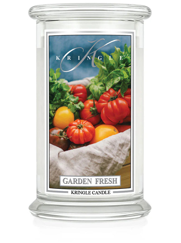 GARDEN FRESH Large Jar Candle by Kringle Candle Company
