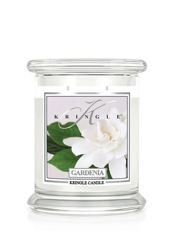GARDENIA Medium Jar Candle by Kringle Candle Company