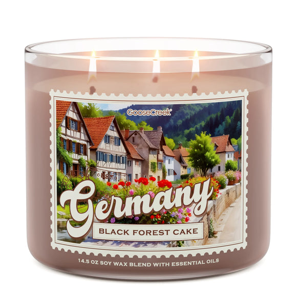 BLACK FOREST CAKE GERMANY Large Jar Candle - Goose Creek Candle Company