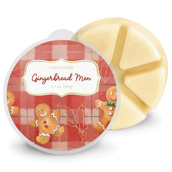 GINGERBREAD MEN 6-Piece Wax Melts by Goose Creek Candle Company