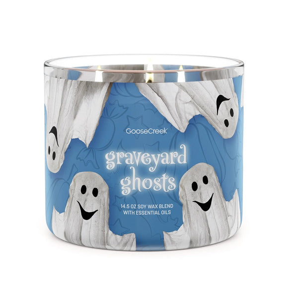 GRAVEYARD GHOSTS Large Jar Candle - Goose Creek Candle Company