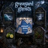 GRAVEYARD GHOSTS Large Jar Candle - Goose Creek Candle