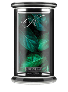 GREEN LEAF Large Jar Candle by Kringle Candle Company