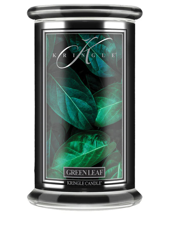 GREEN LEAF Large Jar Candle by Kringle Candle Company